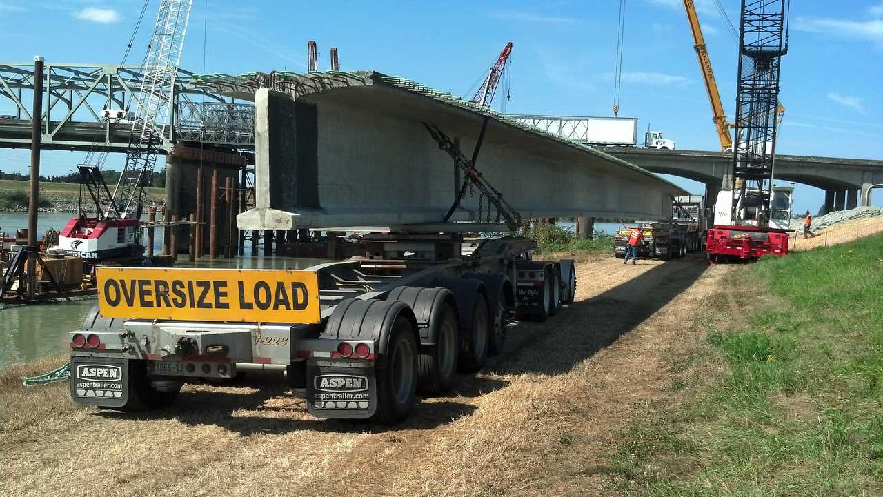 V Van Dyke truck at Skagit river site