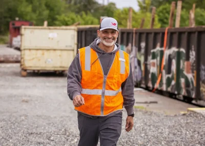 V. Vand Dyke employee in Puyallup rail siding yard